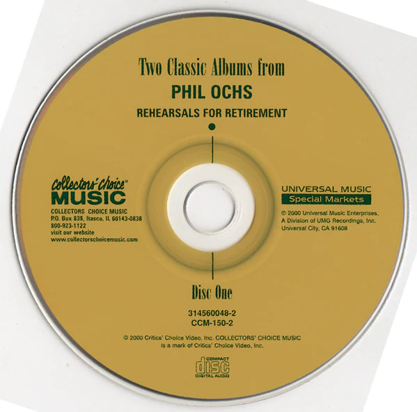 Phil Ochs - Two Classic Albums From Phil Ochs (CD) - Image 4