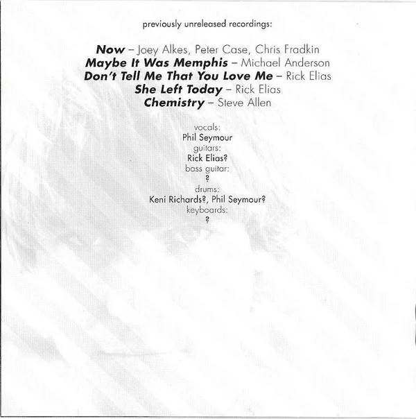 Phil Seymour - Phil Seymour 2 (CD) - Image 5