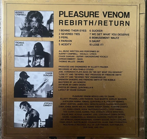 Pleasure Venom - Rebirth / Return (Vinyl) - Image 3