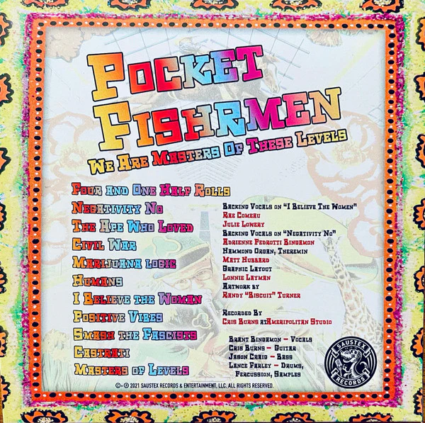Pocket Fishrmen - We Are Masters of These Levels (CD) - Image 2