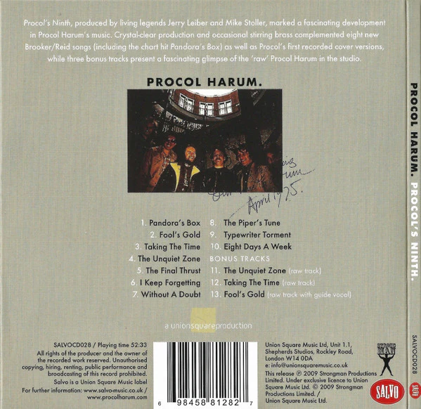 Procol Harum - Procol's Ninth (CD) - Image 3