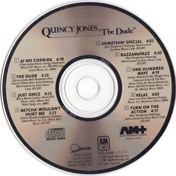 Quincy Jones - The Dude (CD) - Image 2