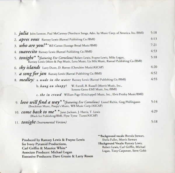 Ramsey Lewis - Sky Islands (CD) - Image 5