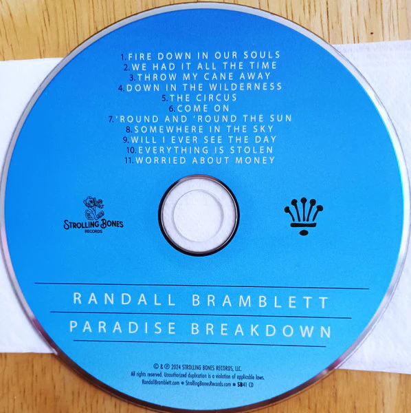 Randall Bramblett - Paradise Breakdown (CD) - Image 3