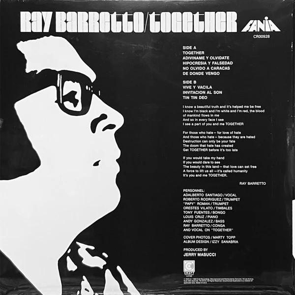 Ray Barretto - Together (Vinyl) - Image 2