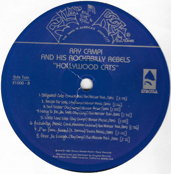 Ray Campi & His Rockabilly Rebels - Hollywood Cats (Vinyl) - Image 4