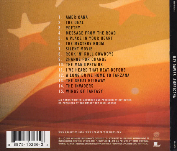 Ray Davies - Americana (CD) - Image 2
