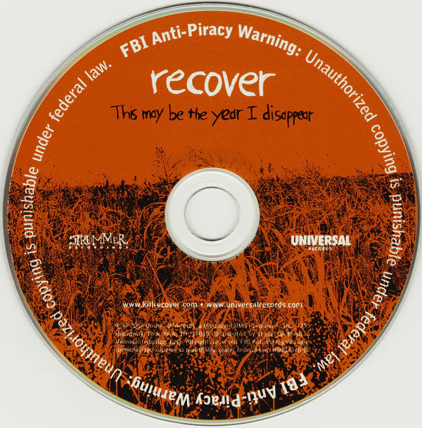 Recover - This May Be The Year I Disappear (CD) - Image 3