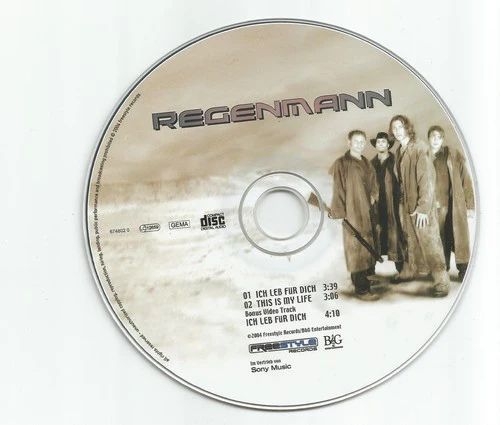 Regenmann - Ich Leb Für Dich (CD) - Image 3
