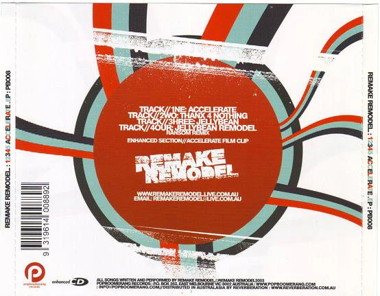 Remake Remodel - 12345 Accelerate (CD) - Image 3