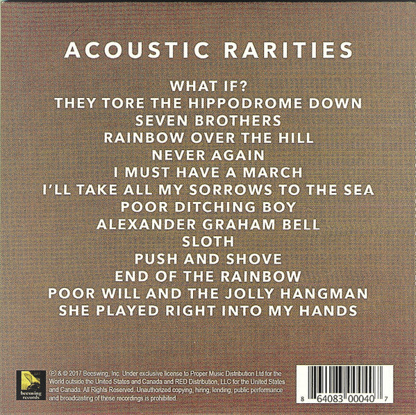 Richard Thompson - Acoustic Rarities (CD) - Image 4
