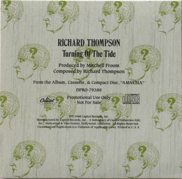 Richard Thompson - Turning Of The Tide (CD) - Image 2