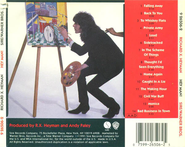 Richard X. Heyman - Hey Man! (CD) - Image 2