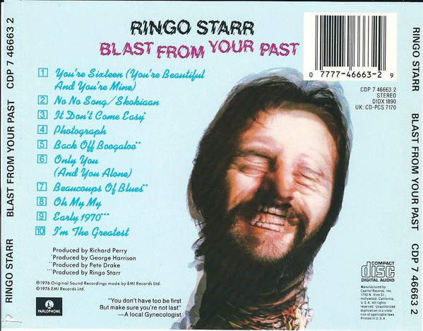 Ringo Starr - Blast From Your Past (CD) - Image 3