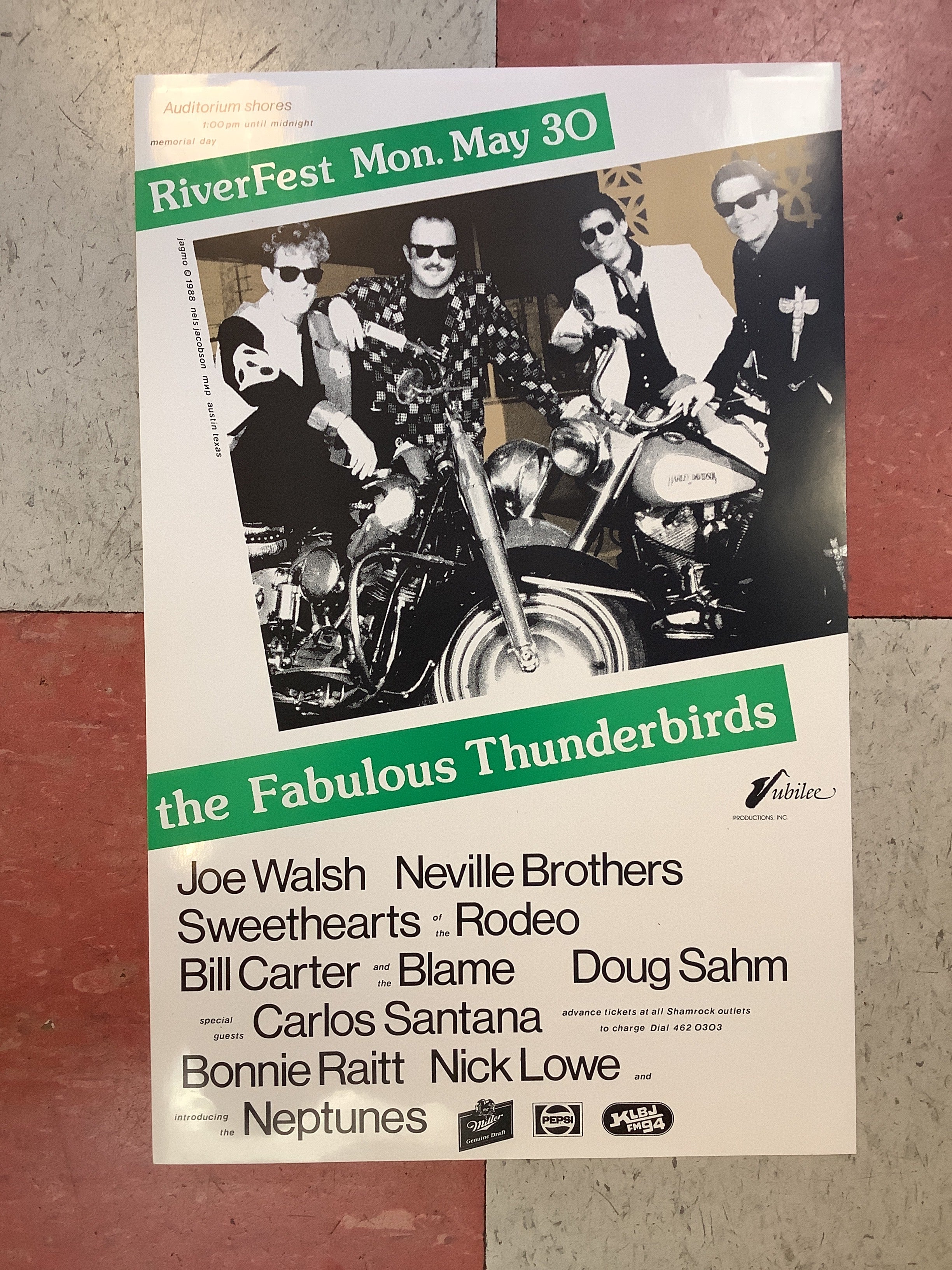 RiverFest at Auditorium Shores - 1988 (Poster)