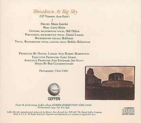 Robbie Robertson - Showdown At Big Sky (CD) - Image 2
