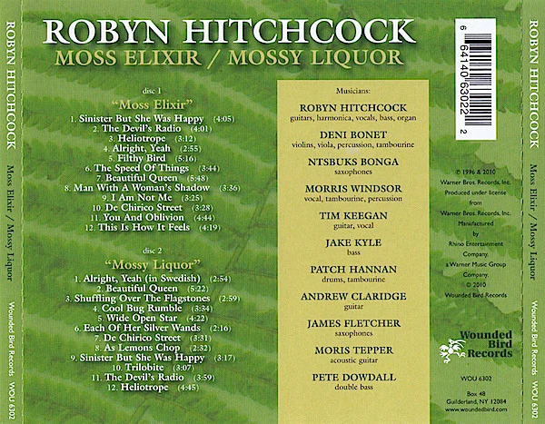 Robyn Hitchcock - Moss Elixir / Mossy Liquor (CD) - Image 5