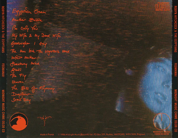 Robyn Hitchcock & The Egyptians - Fegmania! (CD) - Image 2