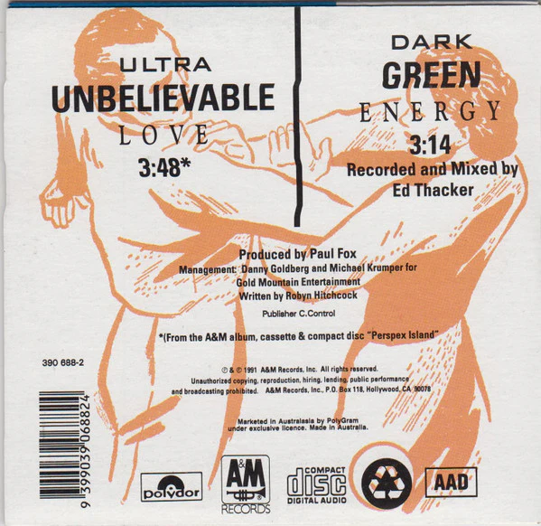 Robyn Hitchcock & The Egyptians - Ultra Unbelievable Love (CD) - Image 2