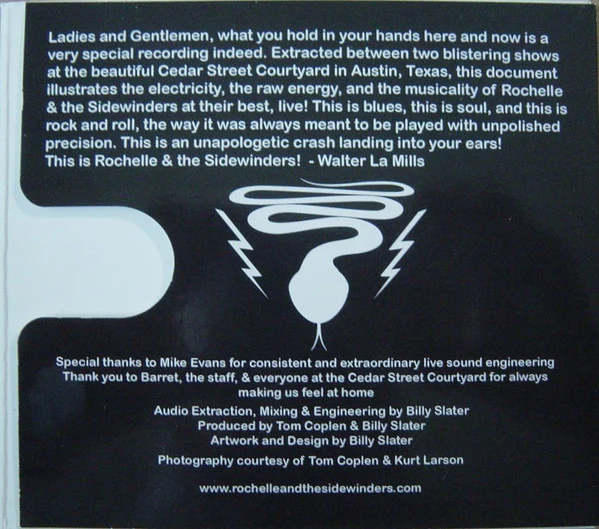Rochelle & The Sidewinders - Live In Austin, Texas (CD) - Image 5