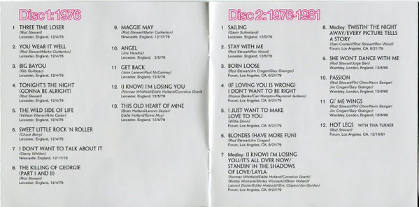 Rod Stewart - Live 1976 - 1998: Tonight's The Night (CD) - Image 4