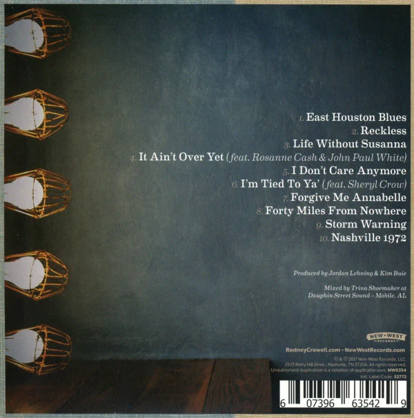 Rodney Crowell - Close Ties (CD) - Image 2