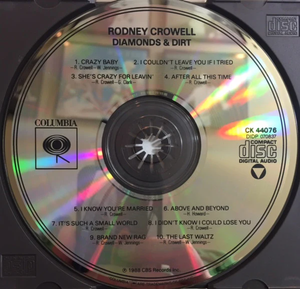 Rodney Crowell - Diamonds & Dirt (CD) - Image 2