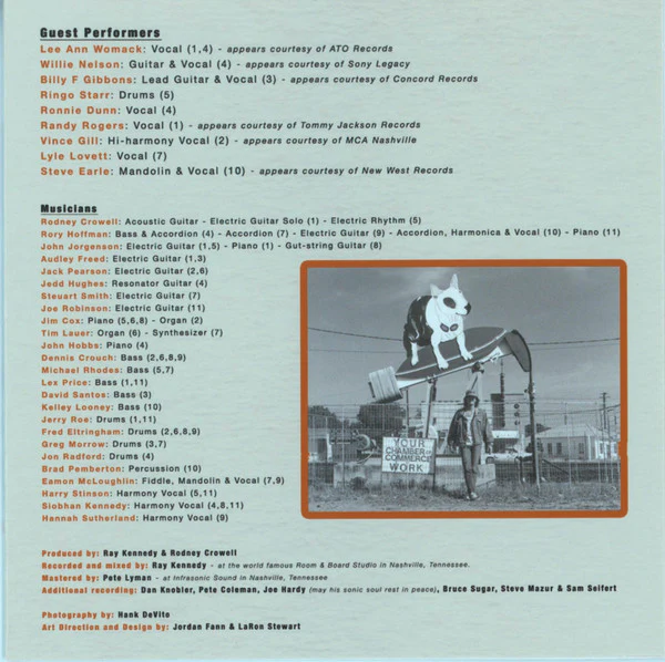 Rodney Crowell - Texas (CD) - Image 5