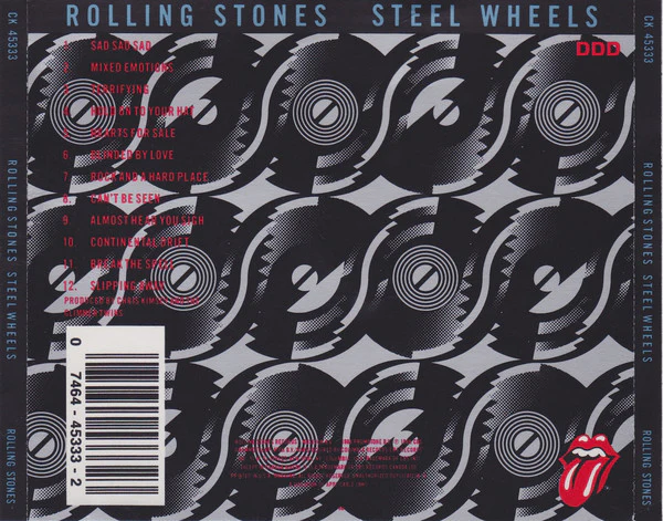 The Rolling Stones - Steel Wheels (CD) - Image 2