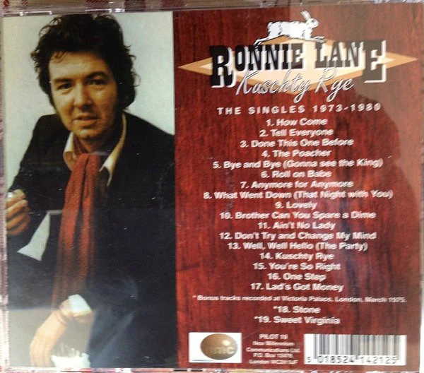 Ronnie Lane - Kuschty Rye - The Singles 1973-1980 (CD) - Image 2