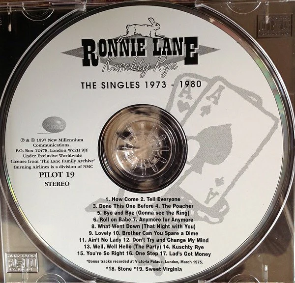 Ronnie Lane - Kuschty Rye - The Singles 1973-1980 (CD) - Image 3