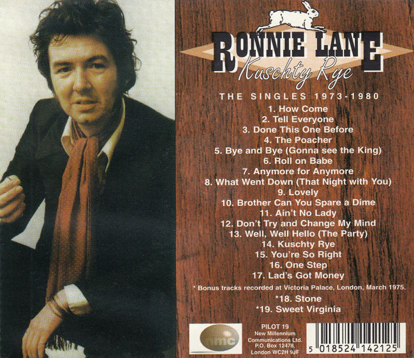 Ronnie Lane - Kuschty Rye - The Singles 1973-1980 (CD) - Image 5