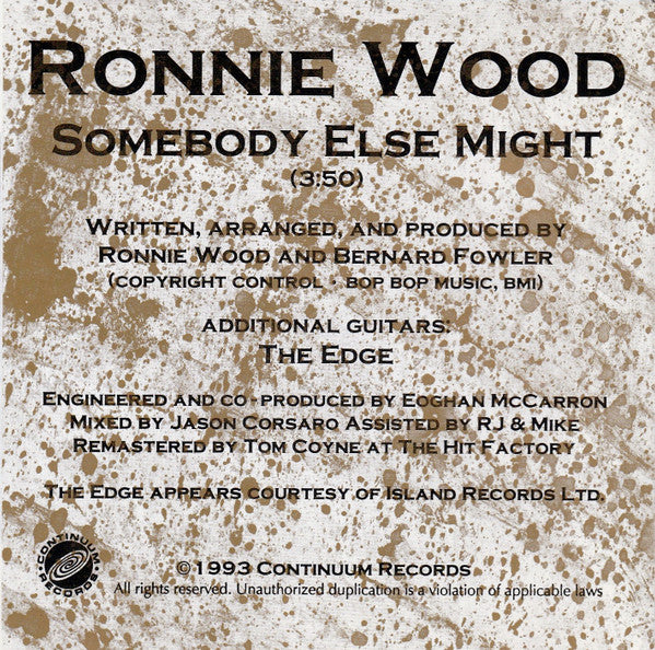 Ron Wood - Somebody Else Might (CD) - Image 2