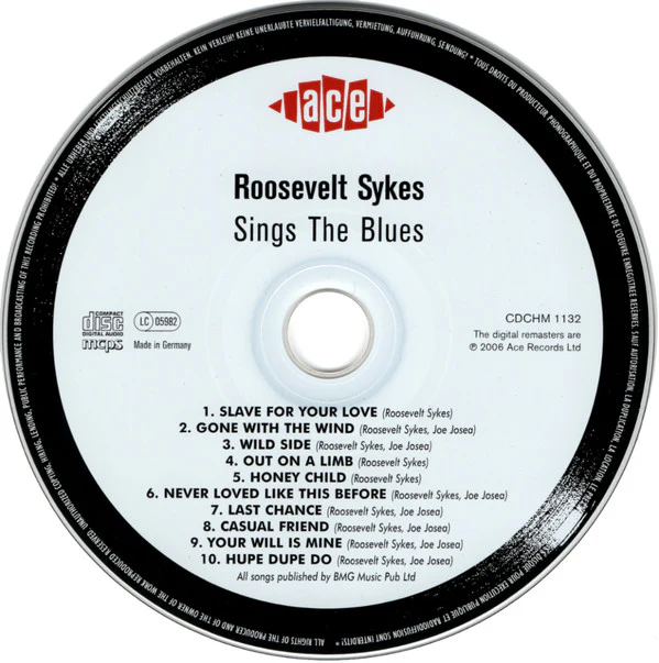 Roosevelt Sykes - Sings The Blues (CD) - Image 3