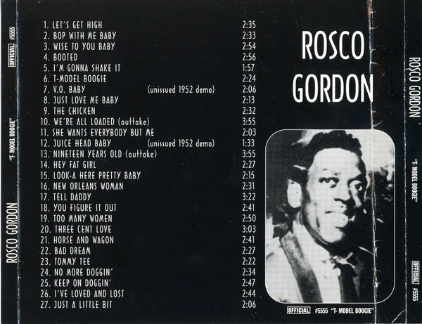 Rosco Gordon - T-Model Boogie (CD) - Image 2