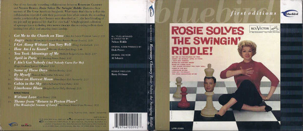 Rosemary Clooney Arranged & Conducted By Nelson Riddle - Rosie Solves The Swingin' Riddle! (CD) - Image 2