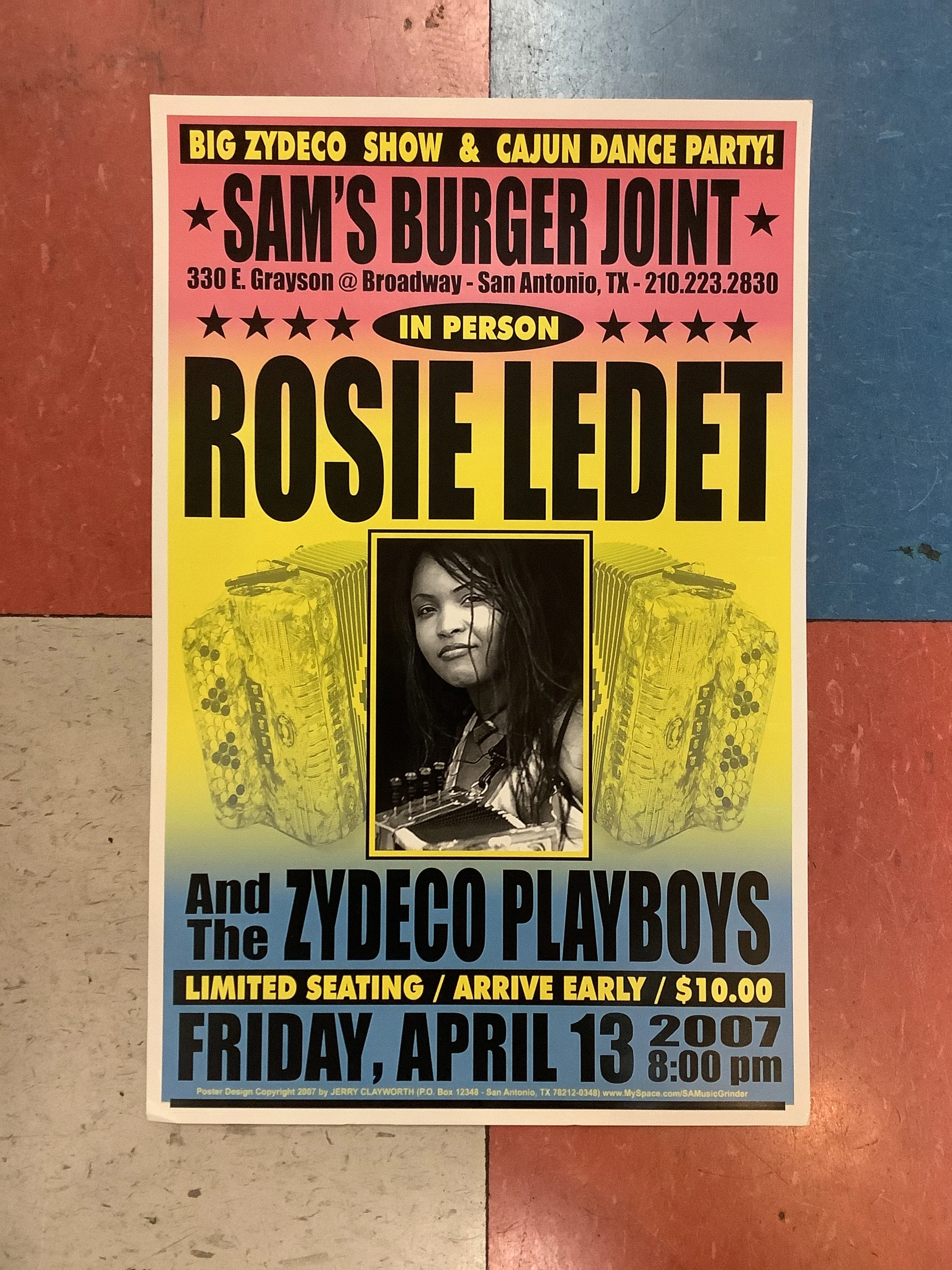 Rosie Ledet at Sam's Burger Joint - 2007 (Poster)