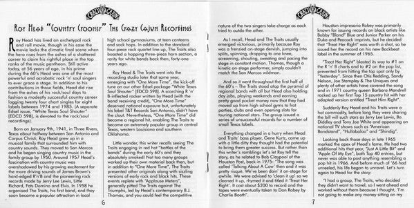 Roy Head - Country Crooner  (CD) - Image 4