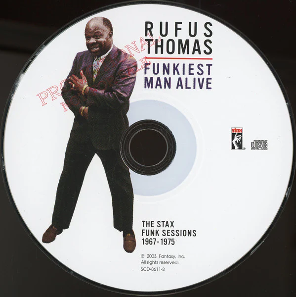 Rufus Thomas - Funkiest Man Alive (The Stax Funk Sessions 1967 - 1975) (CD) - Image 3