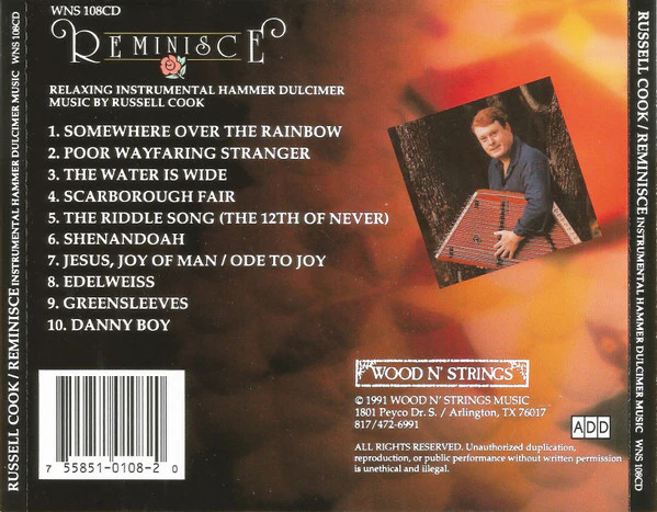 Russell Cook  - Reminisce (CD) - Image 2