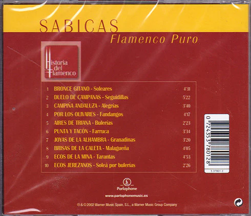 Sabicas - Flamenco Puro (CD) - Image 2