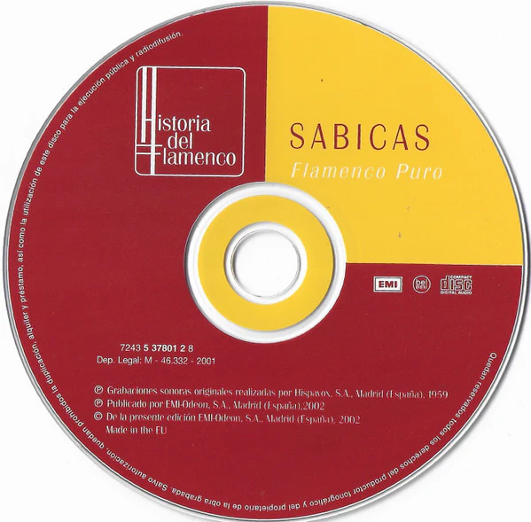 Sabicas - Flamenco Puro (CD) - Image 3