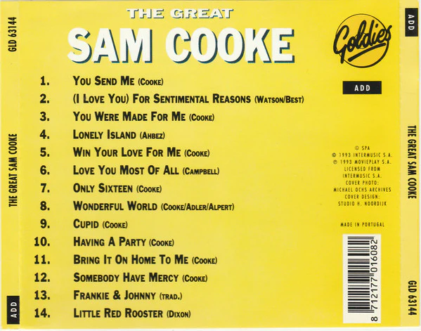 Sam Cooke - The Great Sam Cooke (CD) - Image 2
