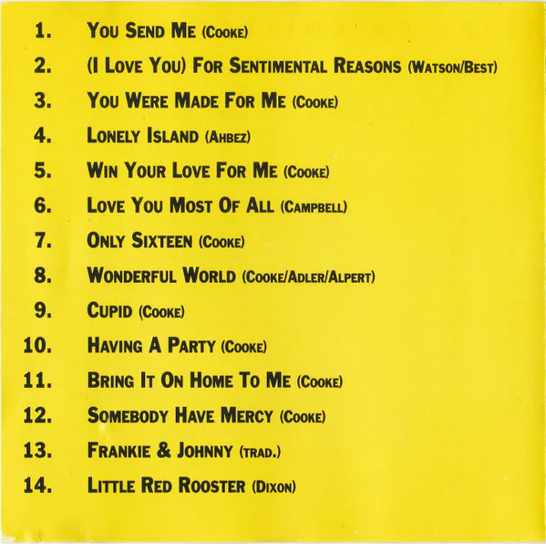Sam Cooke - The Great Sam Cooke (CD) - Image 4
