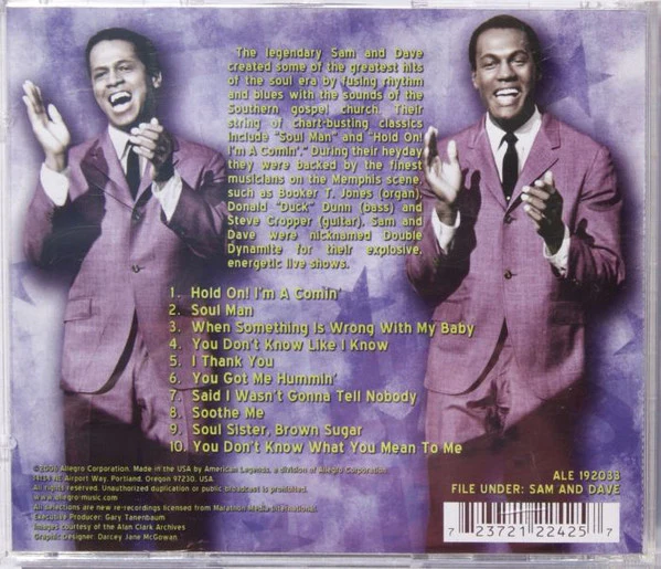 Sam & Dave - Double Dynamite (CD) - Image 3