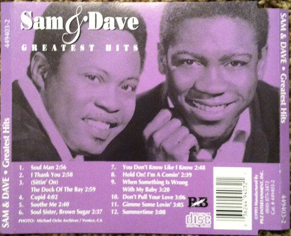Sam & Dave - Greatest Hits (CD) - Image 3