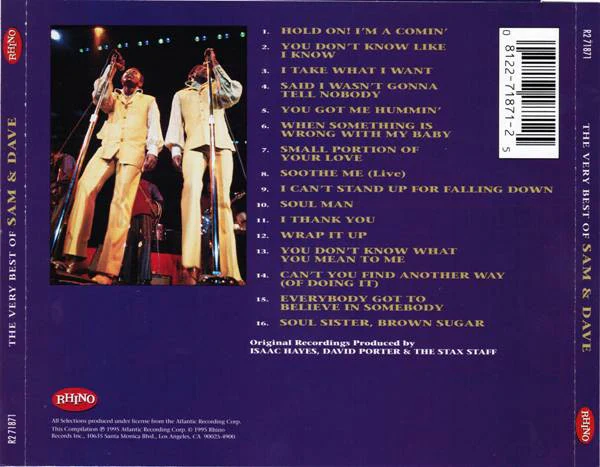 Sam & Dave - The Very Best Of Sam & Dave (CD) - Image 2