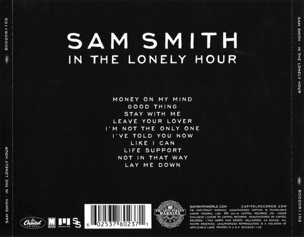 Sam Smith  - In The Lonely Hour (CD) - Image 2