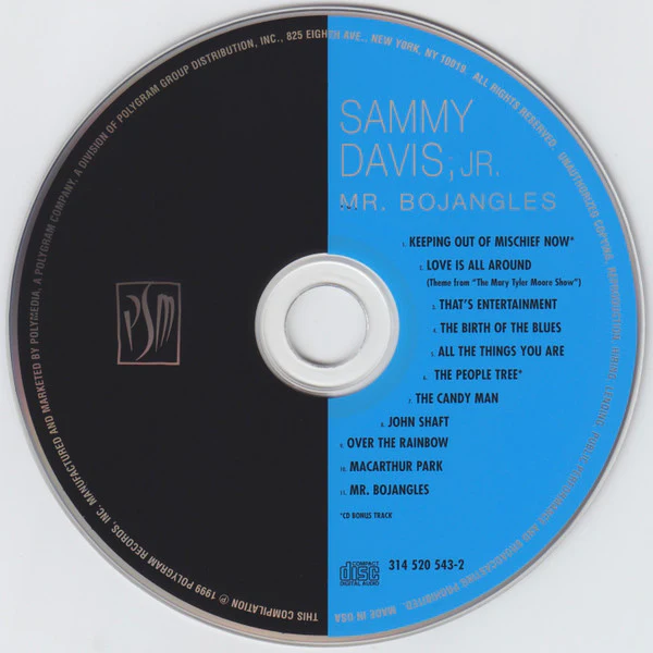 Sammy Davis Jr. - Mr. Bojangles (CD) - Image 3