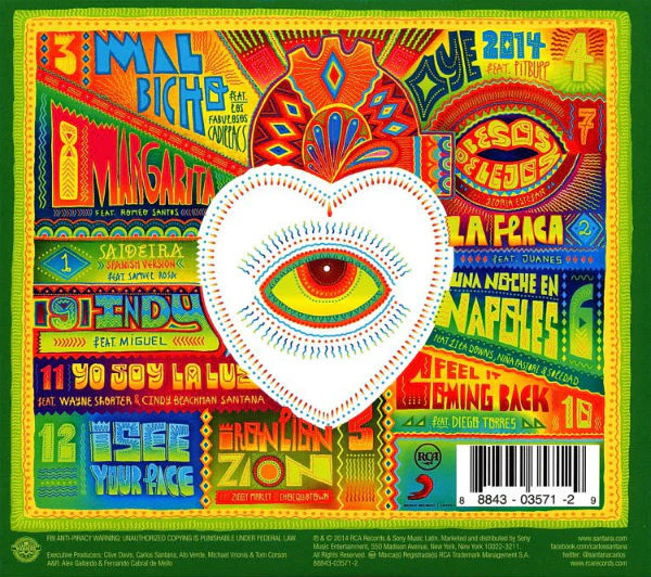 Santana - Corazón (CD) - Image 2